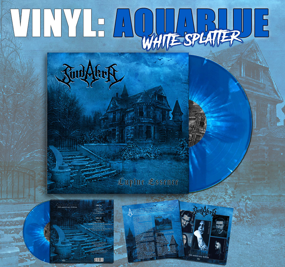 SUIDAKRA - Lupine Essence LP Aqua-Blue / White SPLATTER Vinyl