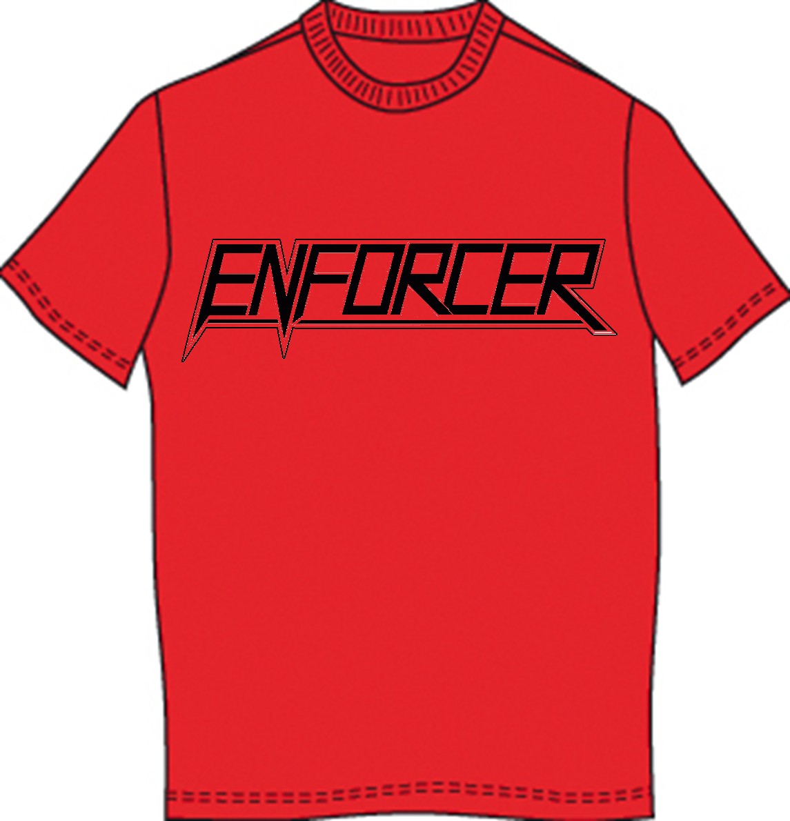 Enforcer - Logo red Girlie