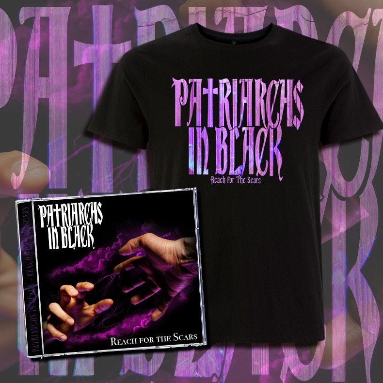 Patriarchs In Black - Reach For The Scars Bundle CD + TS