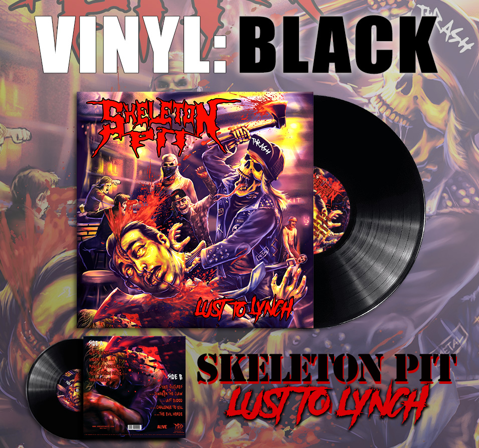 SKELETON PIT - Lust To Lynch Black Vinyl LP