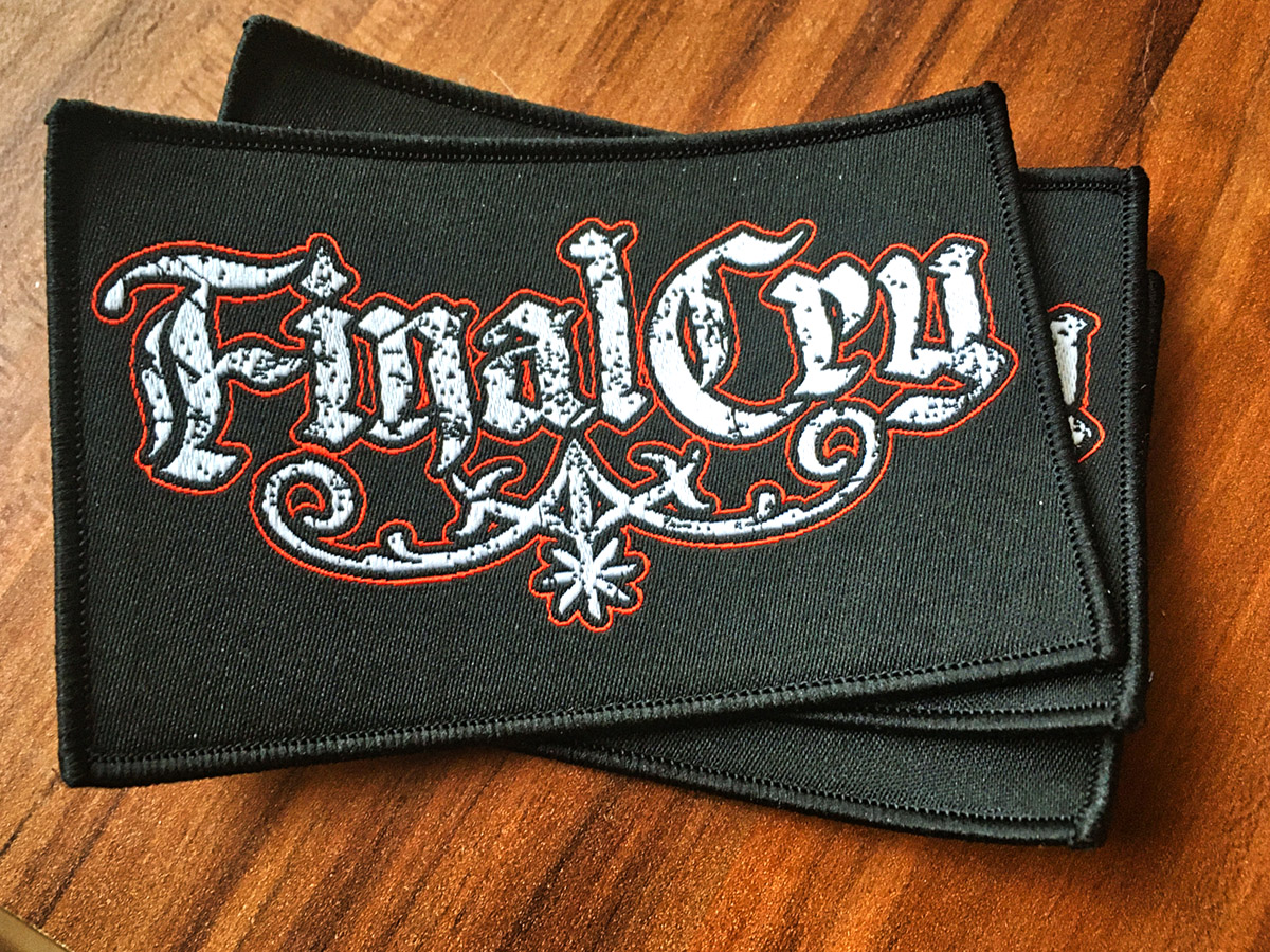 Final Cry - Logo - wovenPatch