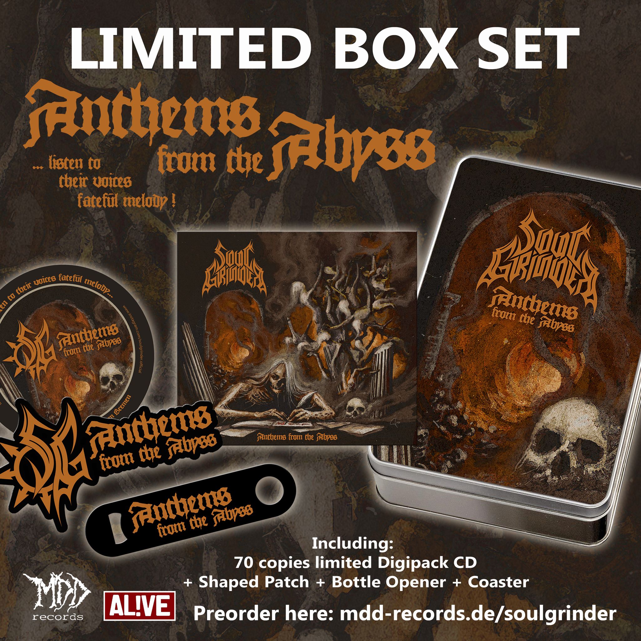 SOUL GRINDER - Anthems From The Abyss - limited BOX