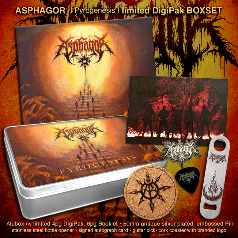 ASPHAGOR - Pyrogenesis - limited DigiPak Boxset