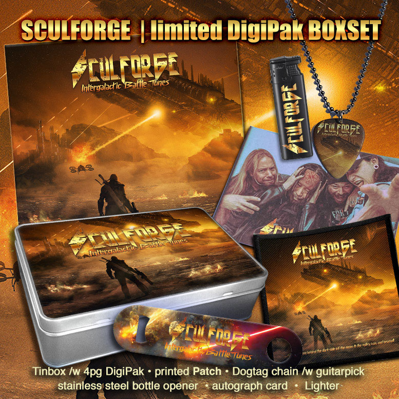 SCULFORGE - Intergalactic Battle Tunes - lim. BOXSET /w DigiPak