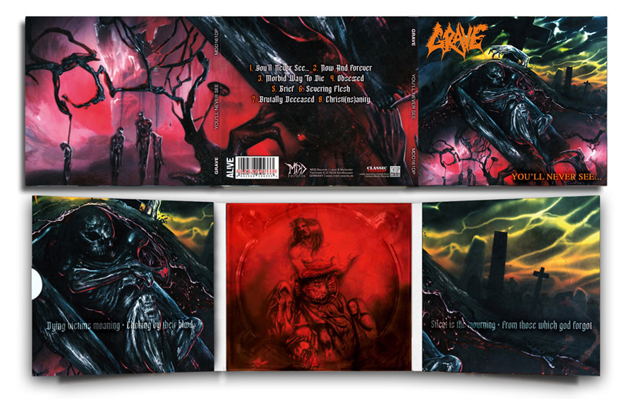 GRAVE - You'll Never See - lim. DigiPak
