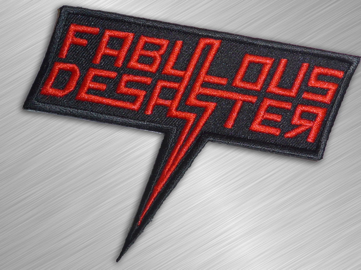Fabulous Desaster - gestickter Patch - Logo Shape