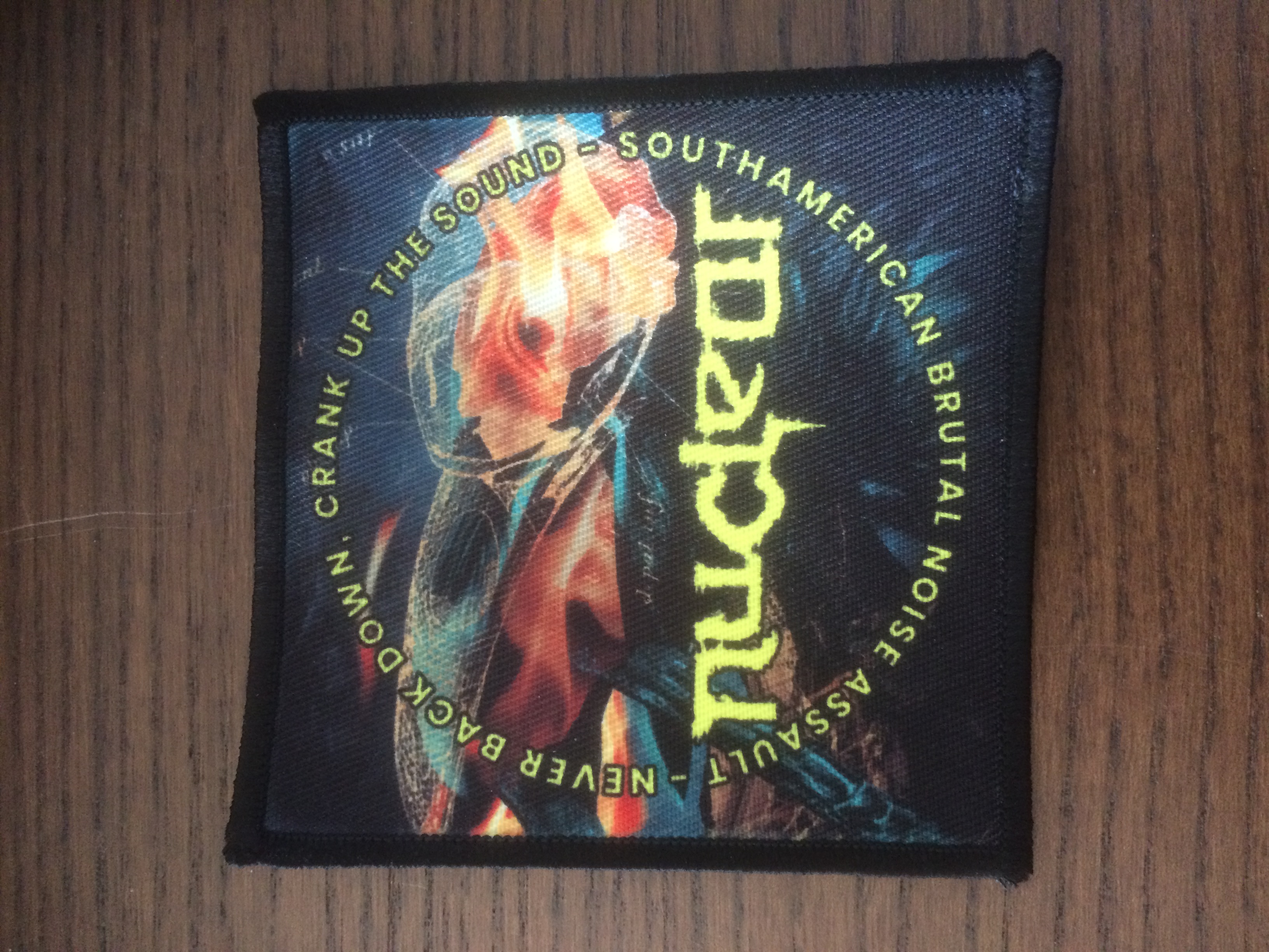 NUCLEAR - Never Down (printed) Patch