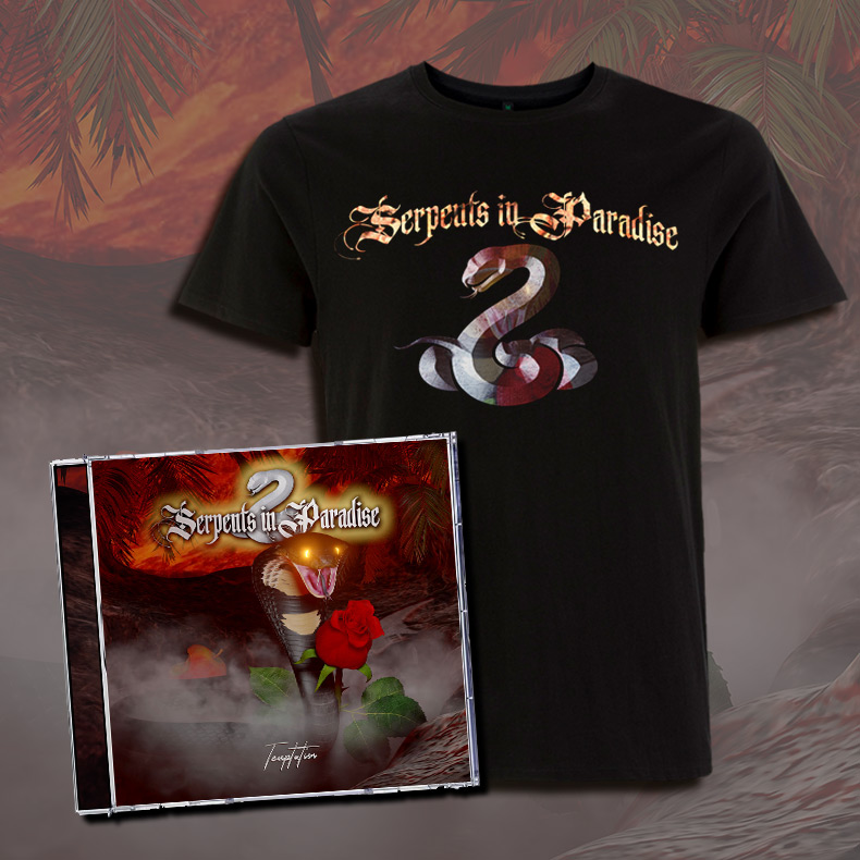 Serpents In Paradise - Temptation Bundle CD + Shirt