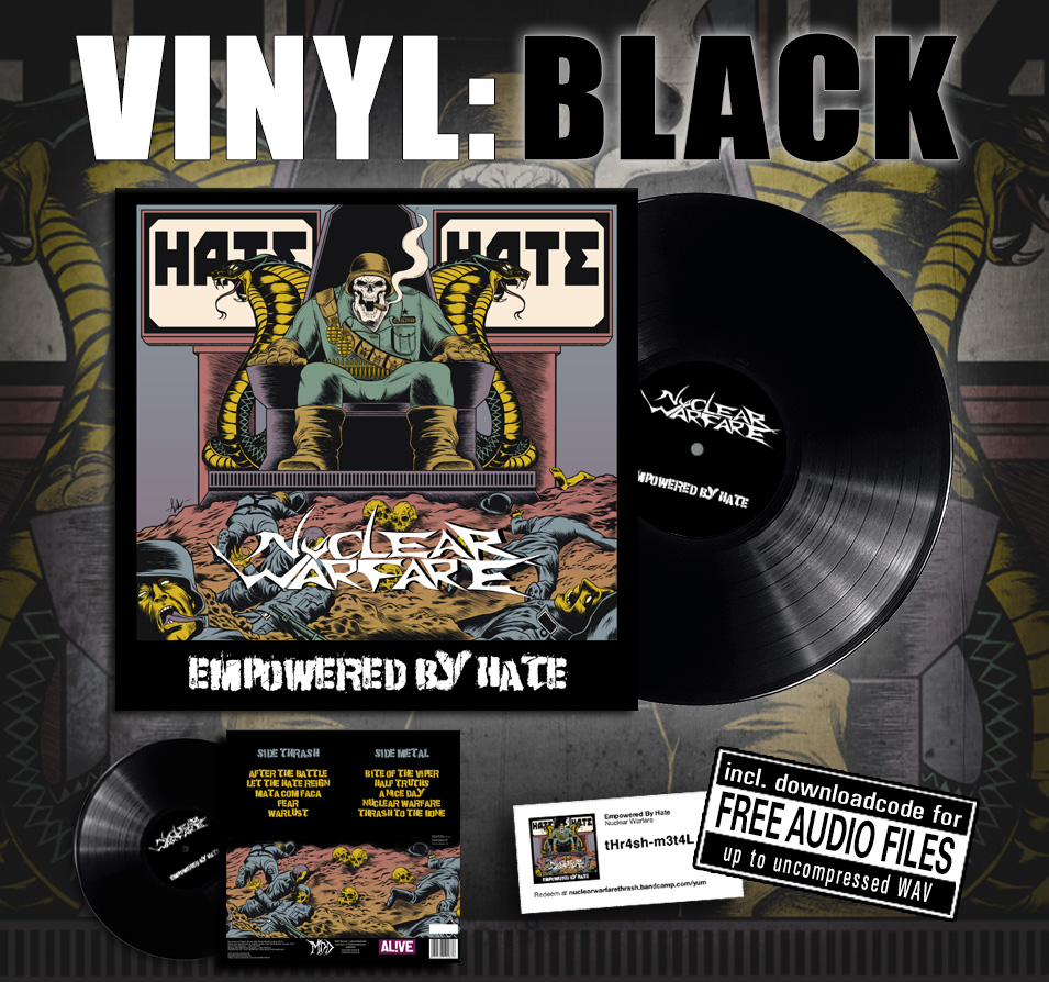 Nuclear Warfare - Empowered By Hate Black Vinyl LP
